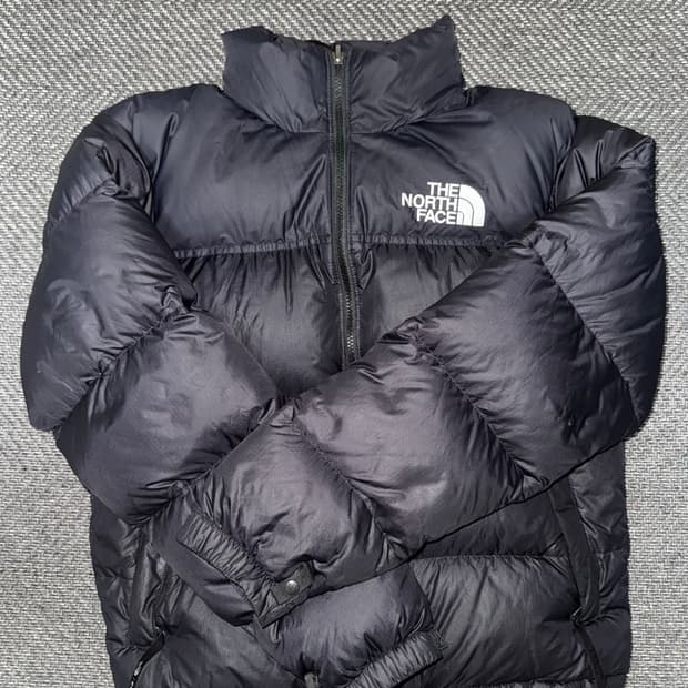 노스페이스 눕시 패딩 블랙 공용s