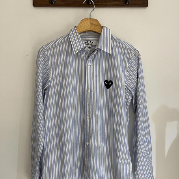 꼼데가르송 스트라이프 셔츠