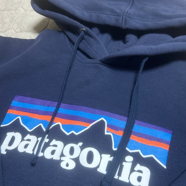 파타고니아 네이비 후드티 xs