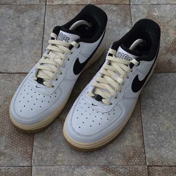 (250)나이키 에어 포스 1 07 lx 블랙 앤 서밋 화이트