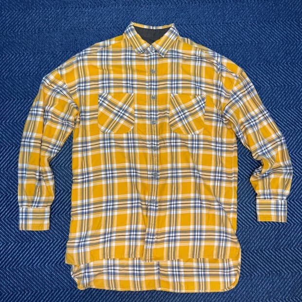 피어 오브 갓 옐로우 플란넬 셔츠