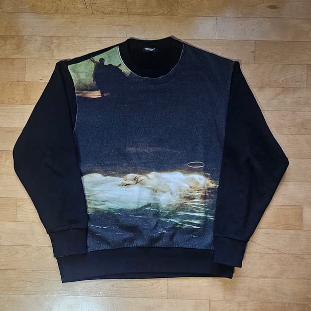 언더커버 25fw 젊은 순교자 스웻셔츠