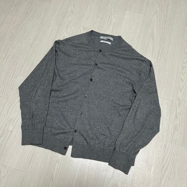 [4] 브라운야드 라운드넥 니트 가디건 그레이