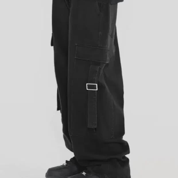 엑스톤즈 XP197 이네즈 카고 스트랩 코튼 팬츠