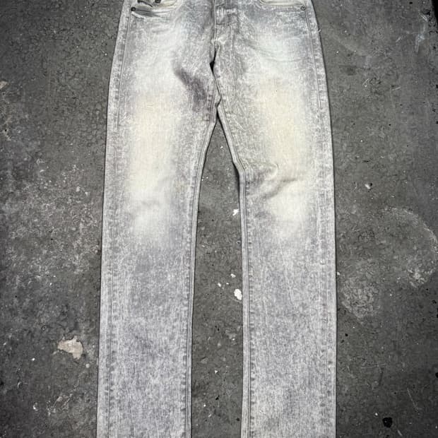 True Religion - Washed Straight Denim Pa