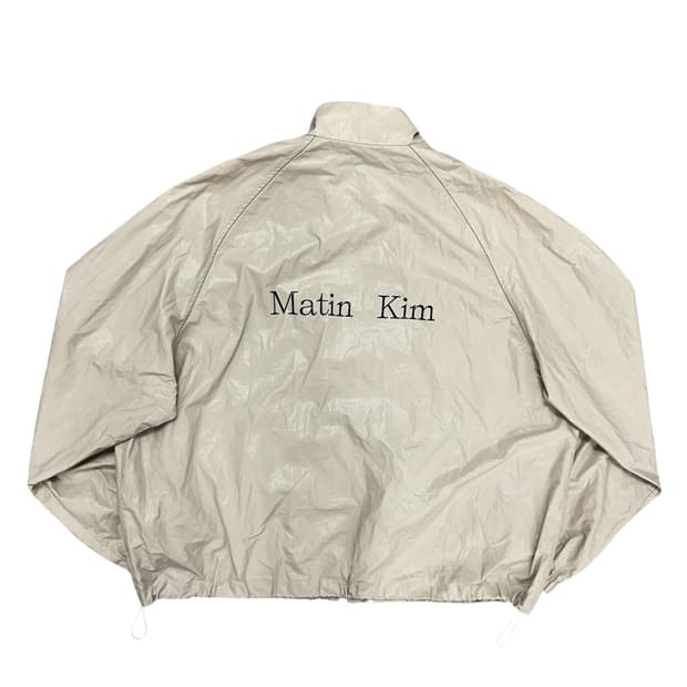 마뗑킴 아이보리 베이지 코팅 자켓(F)