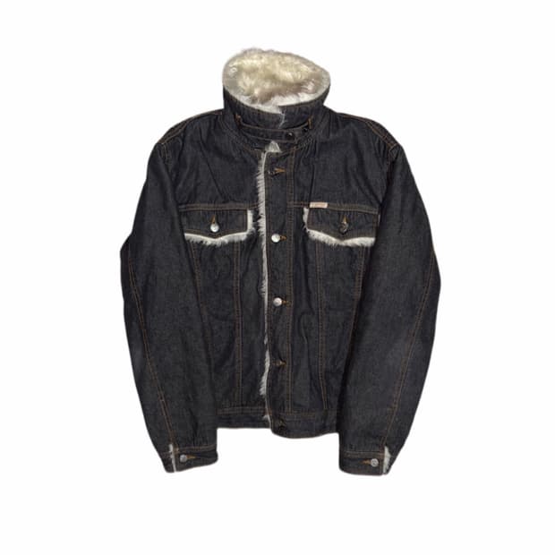 Calvin Klein Fur Denim Jacket