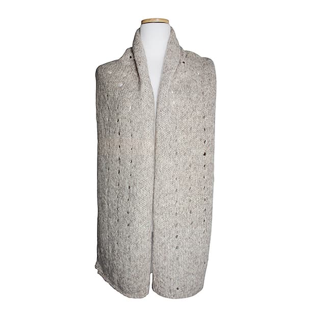 막스마라 위켄드 오트밀 니트 롱머플러