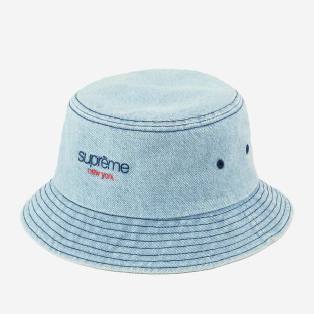 Supreme 슈프림 데님 버킷햇 s/m
