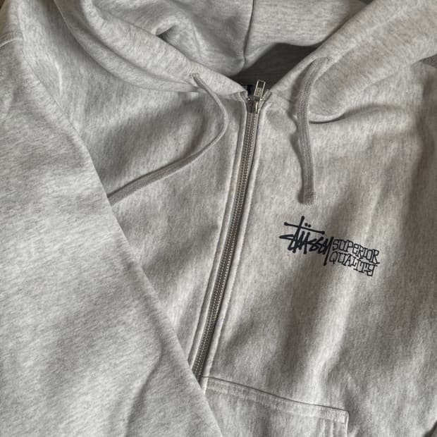 스투시 슈페리어 퀄리티 후드 집업