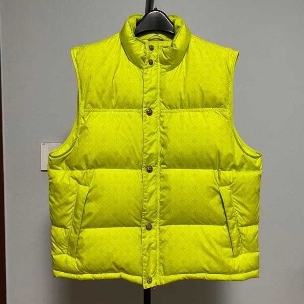 [L] 크롬하츠 스티프 STIFF V2 푸퍼 패딩 베스트 라임