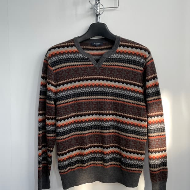 버버리 페어아일 울 니트 