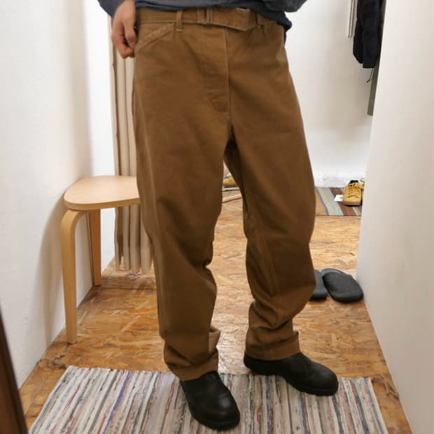 코모리 벨티드 팬츠