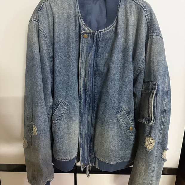 주앙옴므 ma-1데님 l사이즈 판매합니다