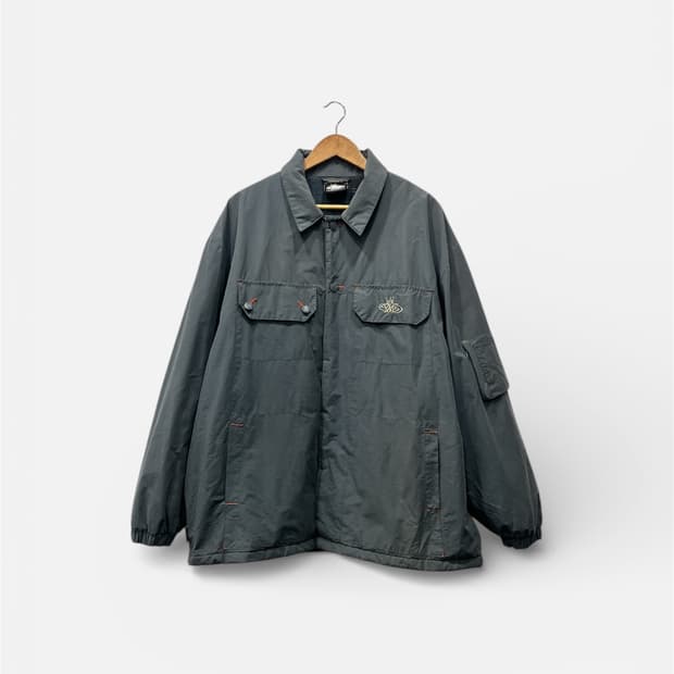 Vintage PNB Nation 안감 플리스 바람막이 자켓 XL