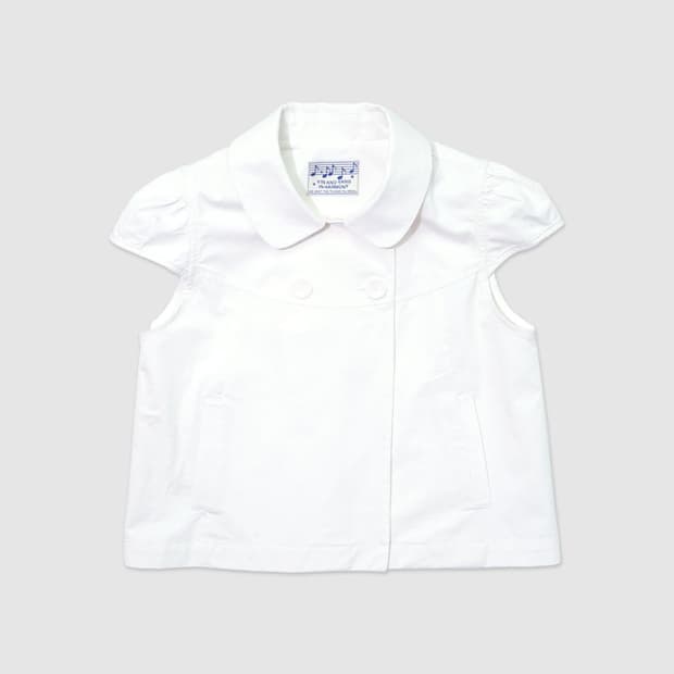 인앤양인하모니 포포 블라우스 자켓 화이트