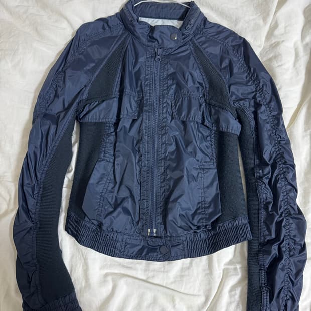 Vintage 셔링 윈드브레이커 자켓