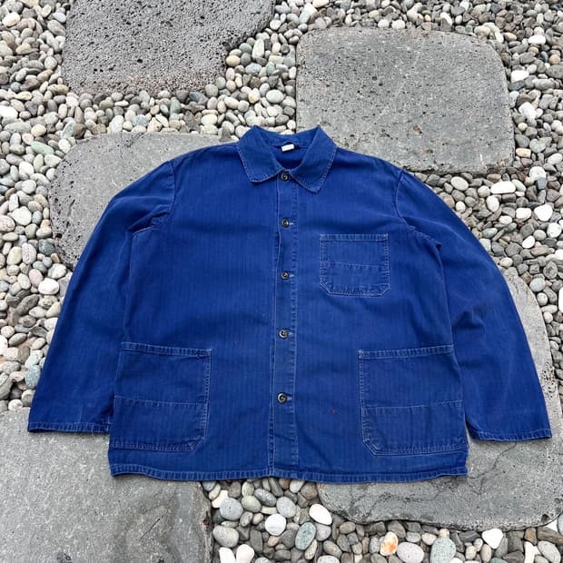 FADED VINTAGE HBT FRENCH 헤링본트윌코튼 프렌치워크자켓