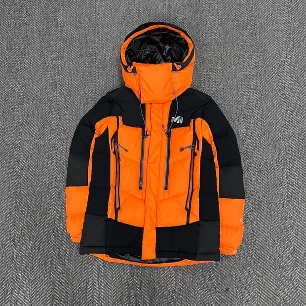 밀레 구스다운 아웃도어 패딩 v0983