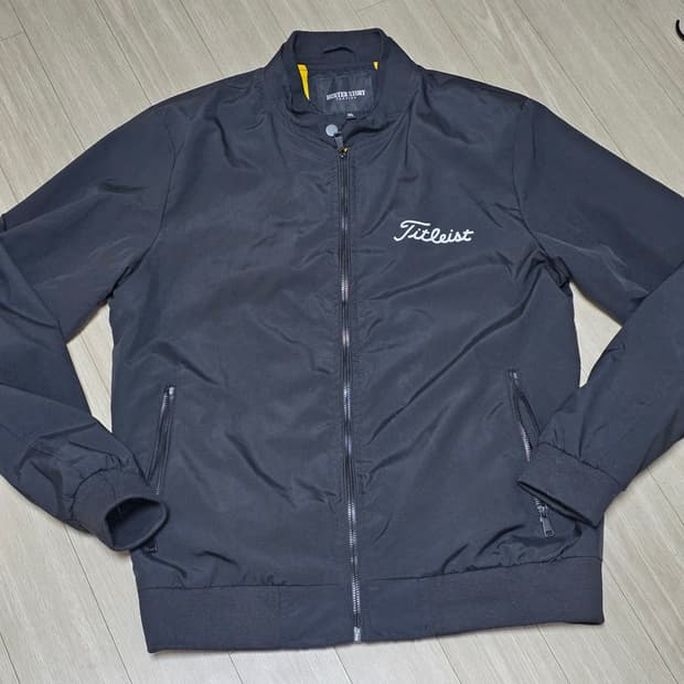 빈티지 남성 블랙 바람막이 점퍼 XL