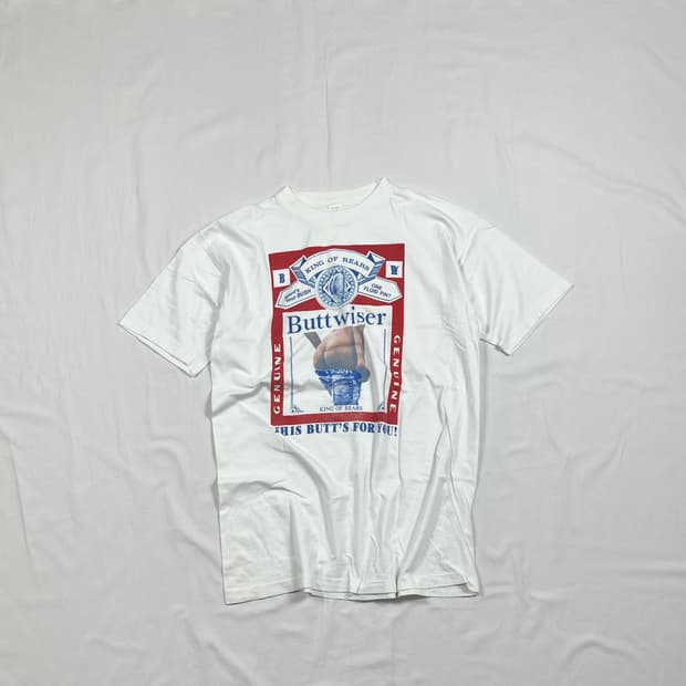 90‘s buttwiser king of rears 패러디 반팔티