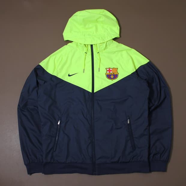 Nike 나이키 바르셀로나 윈드러너 형광 바람막이 