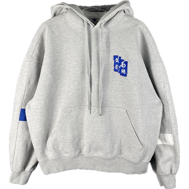 아더에러 6주년 테트리스 자수로고 후드