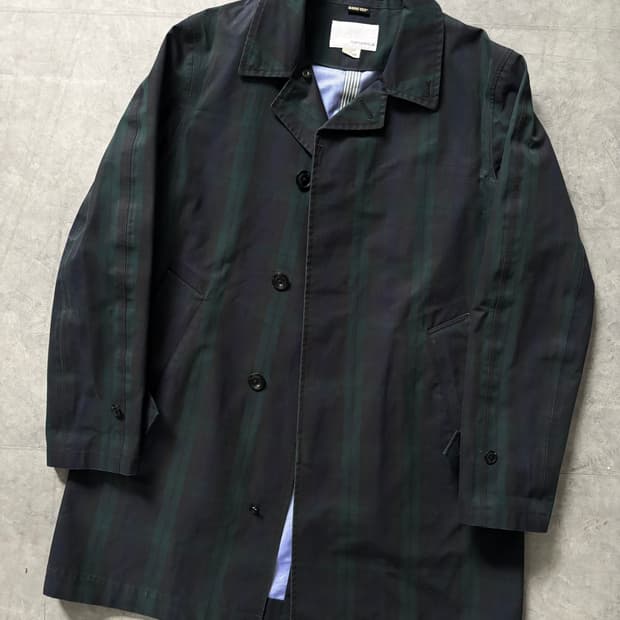 Nanamica 나나미카 고어텍스 타탄 체크 코트 