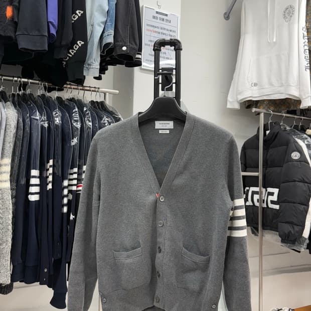 [2] 톰브라운 사선완장 밀라노스티치 가디건