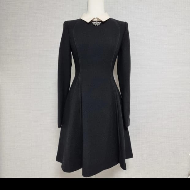 린 LYNN 르꼴레뜨 울89혼방 원피스 (55) 새상품 /정가39만9천