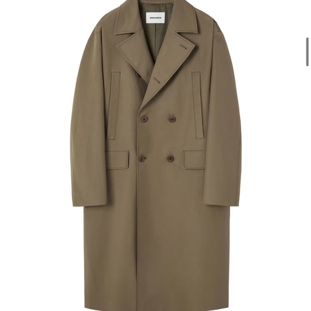 (새상품) 인사일런스 코튼 더블 코트 샌드 브라운 