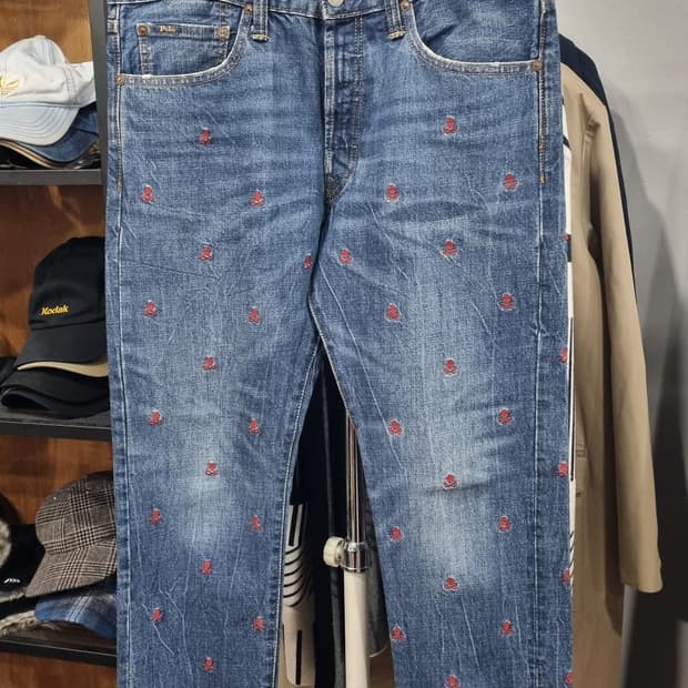 폴로 스컬자수 설리반슬림핏 32~33size(표기32) 컨디션9/10