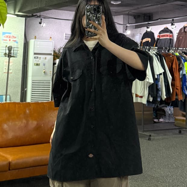 디키즈 1574 오리지널 핏 반팔 워크셔츠 B4700