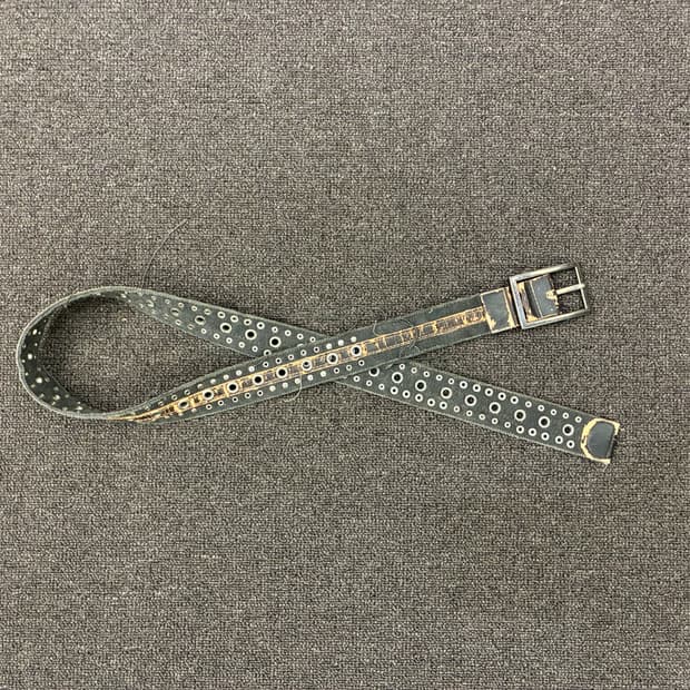 Japanese vintage y2k 브라운 스터드 벨트
