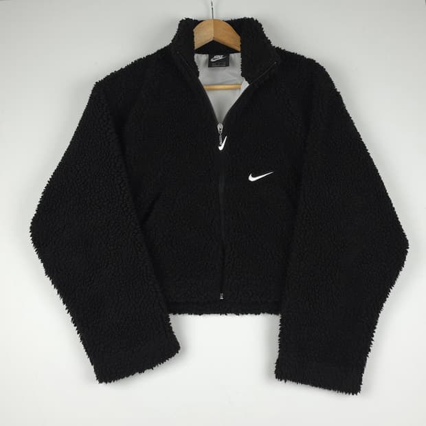 [S] 나이키 스우시 크롭 플리스 자켓
