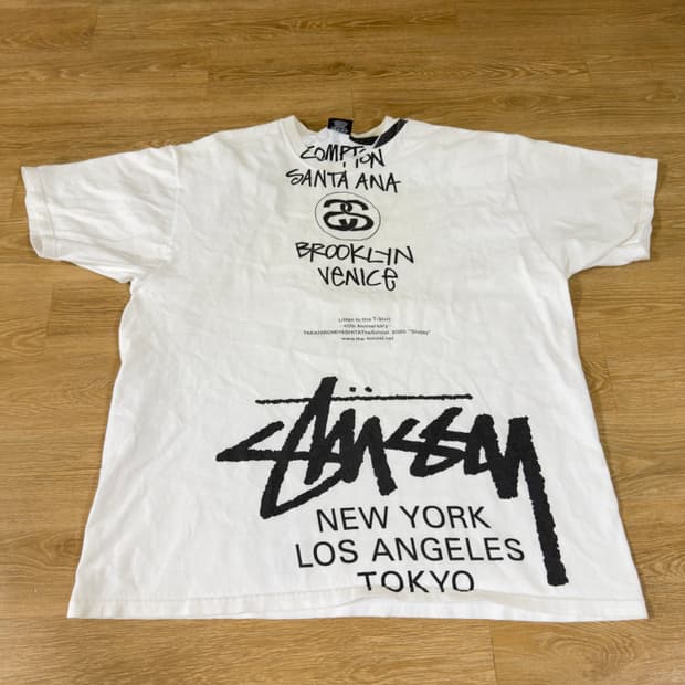 Stussy / The Soloist 40주년 기념 협업 티셔츠 XL