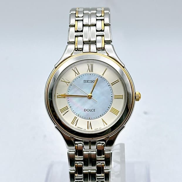 [레어]90s 빈티지 세이코 돌체(SEIKO DOLCE) 남성용 콤비 