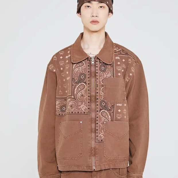 MCM X KASINA COTTON OXFORD WORK JACKET L