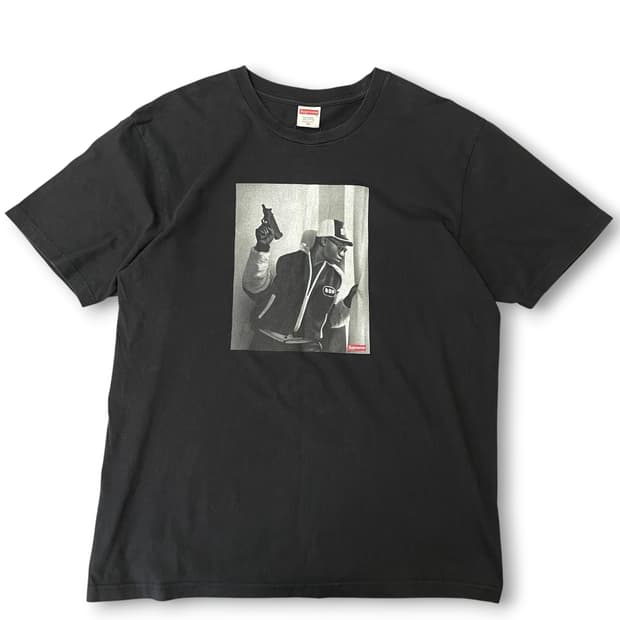 슈프림 정품 블랙 14FW KRS-One 반팔 티셔츠 XL