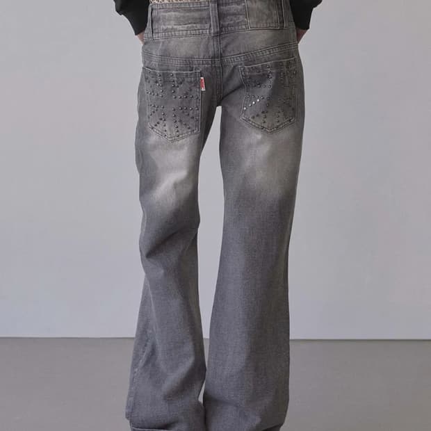 스컬프터 Union Jack Engineered Denim 그레이