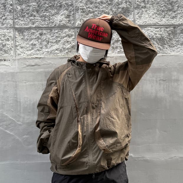 플리마켓🔥 바이커 트러커 캡 브라운