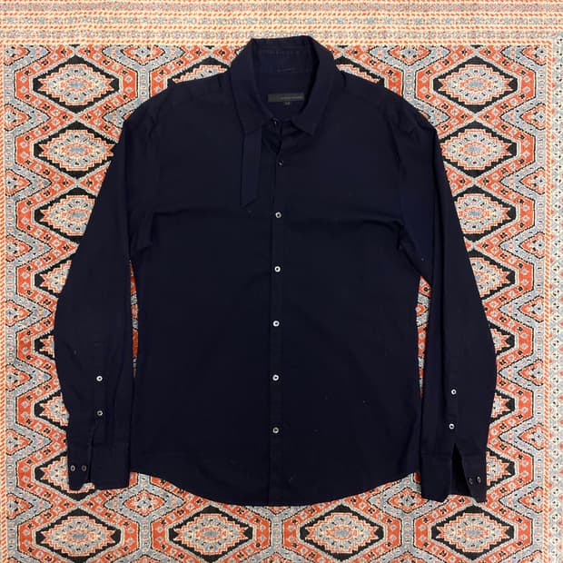 솔리드옴므 네이비 셔츠 남성110