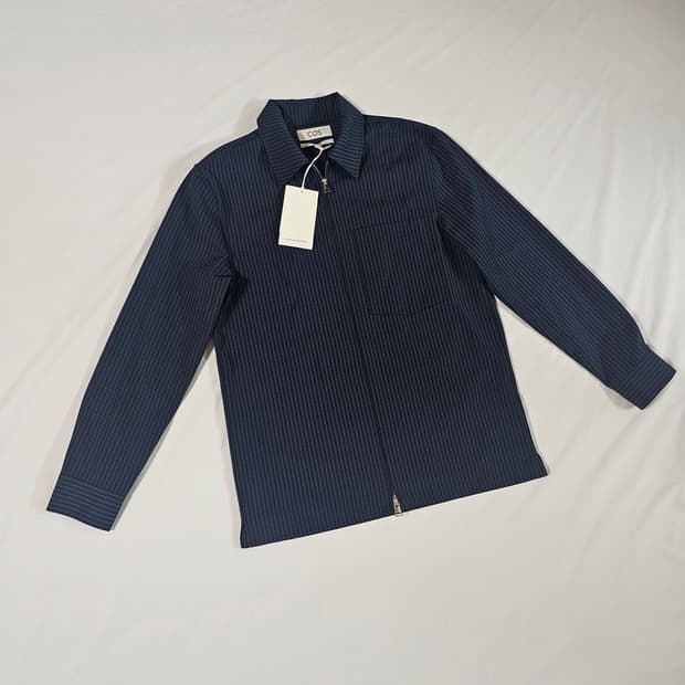 [새상품/XS] COS 코스 남성 릴렉스드 체크 셔츠 자켓