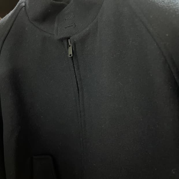 무탠다드 울블렌드 해링턴 자켓 네이비 L