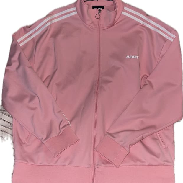 널디 단종 핑크 트랙탑 져지