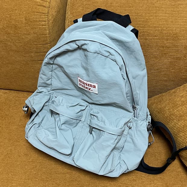 마스마룰즈 백팩 카키그레이