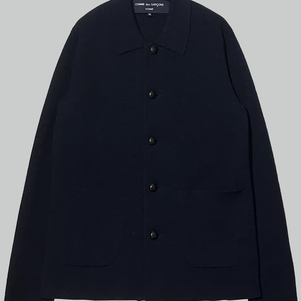 꼼데가르송 옴므 카라 가디건 