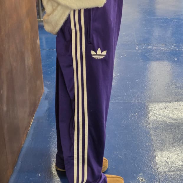 Adidas 아디다스 퍼플 파이어버드 트랙팬츠