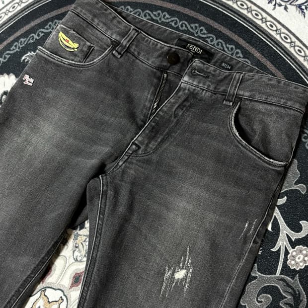 펜디 fendi 남자 데님 팬츠