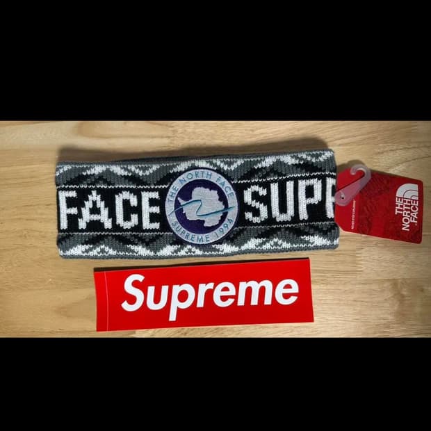 초희귀 / 슈프림&노스페이스 헤어밴드